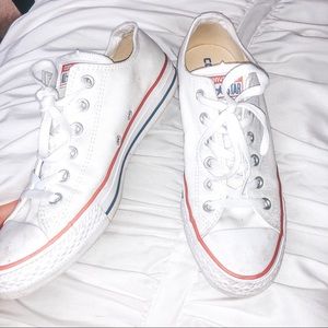 White low top converse